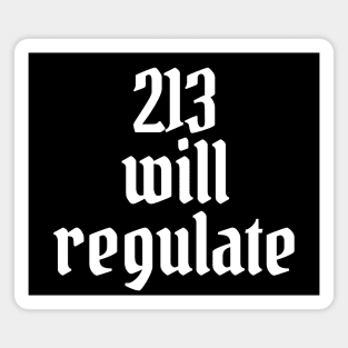 213 will regulate Magnet